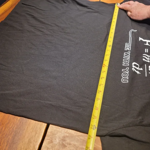 Star Wars May The Force Be With You Shirt Size XXL Math Humor - Picture 4 of 5